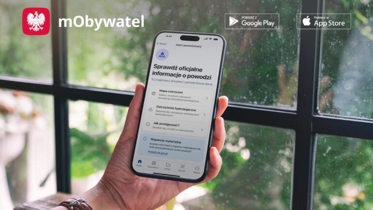 Alert powodziowy w mObywatelu
